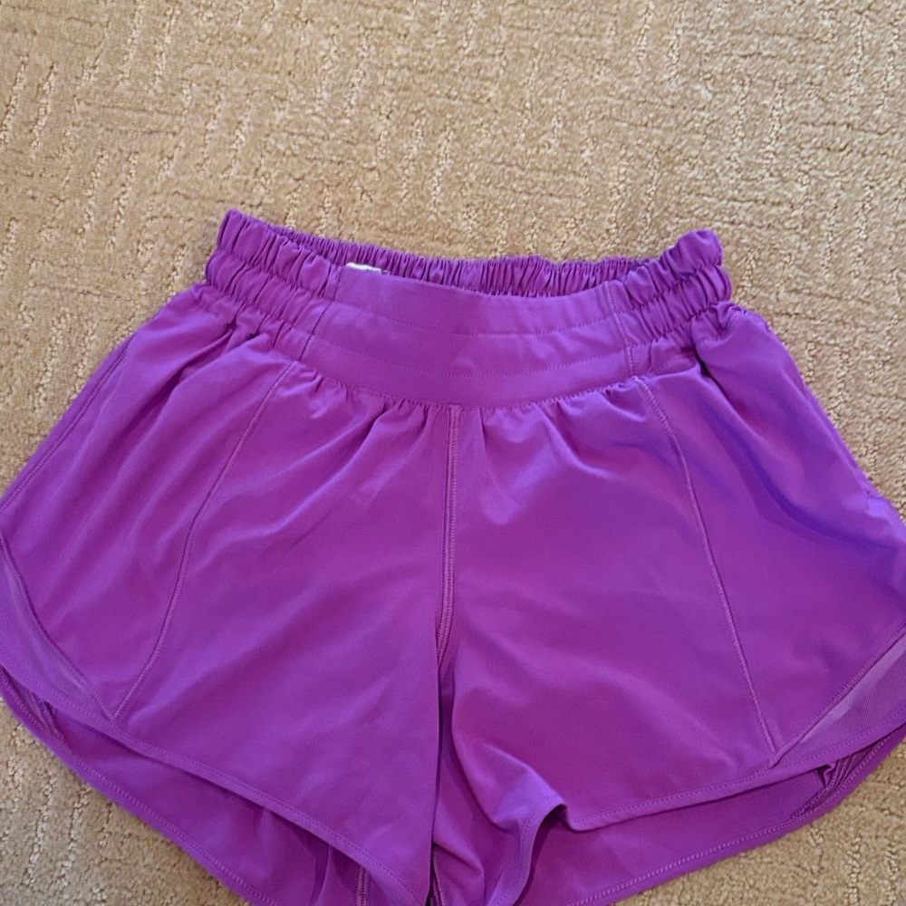 Lululemon Hotty Magenta Purple Athletic Shorts